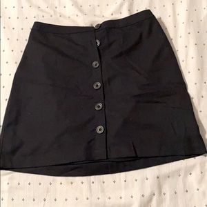A&F button up skirt